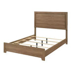 GDFStudio Carter Ensemble de lit en bois transitionnel 3 pièces avec tête de lit encastrée et 2 tables de chevet