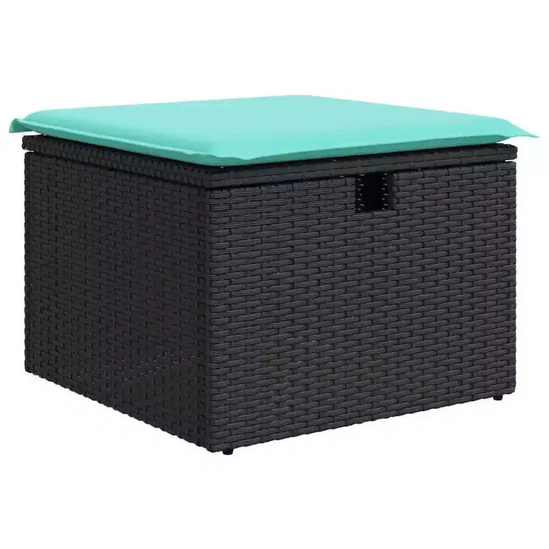 vidaXL Salon de jardin avec coussins 6 pcs Résine tressée marron