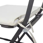 Ensemble de 3 chaises et table de bistrot en métal pour balcon/patio