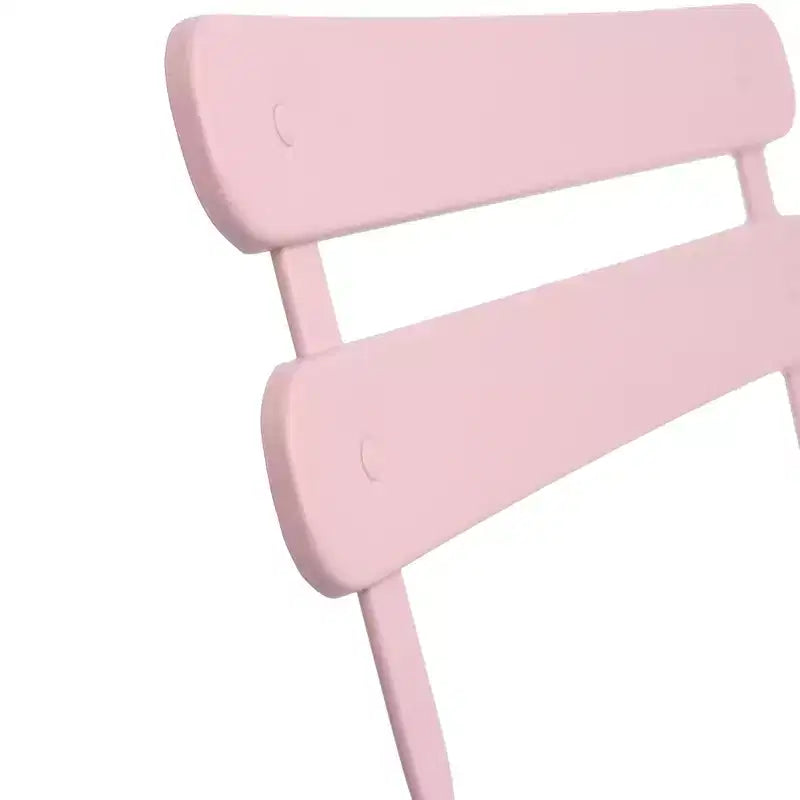 Ensemble de 3 chaises et table de bistrot en métal pour balcon/patio