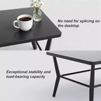 ALAULM Ensemble de mobilier de jardin en aluminium 7 places, avec fauteuil pivotant à bascule et table basse en métal