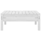 vidaXL Salon de jardin modulaire 7 pièces en pin massif blanc