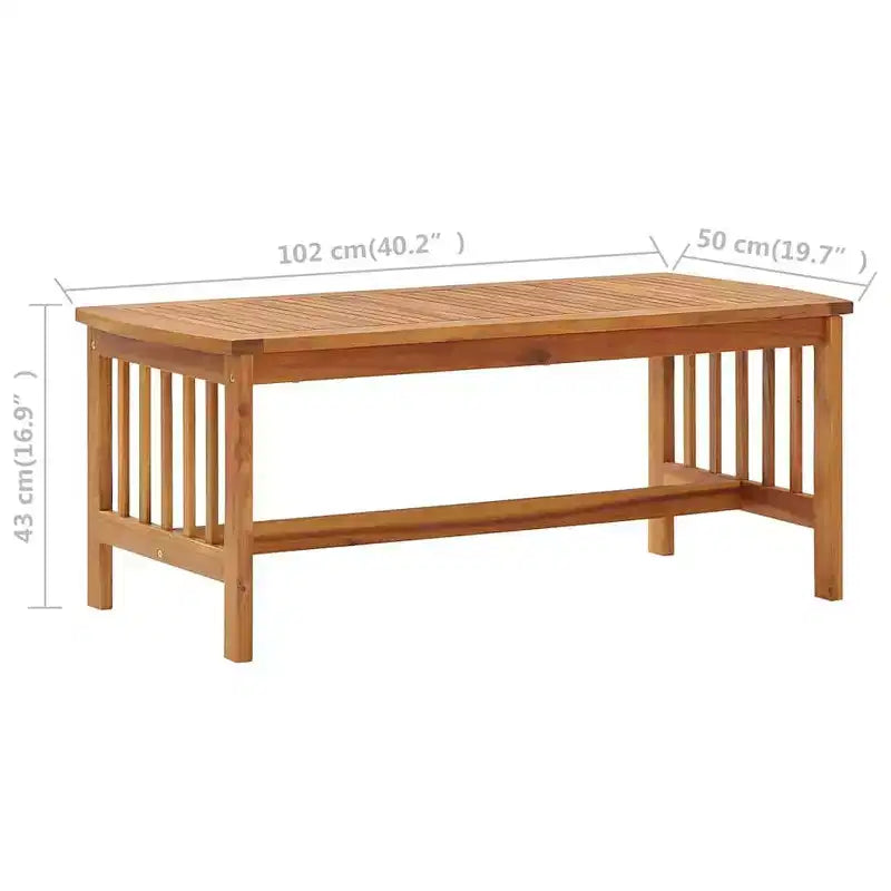 vidaXL Salon de jardin Coussins crème, Bois naturel
