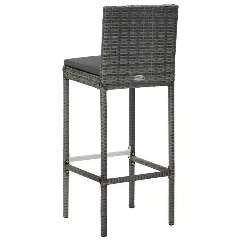 vidaXL Table de Bar de Jardin : Coussins :