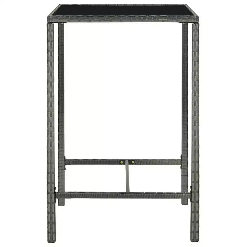 vidaXL Table de Bar de Jardin : Coussins :