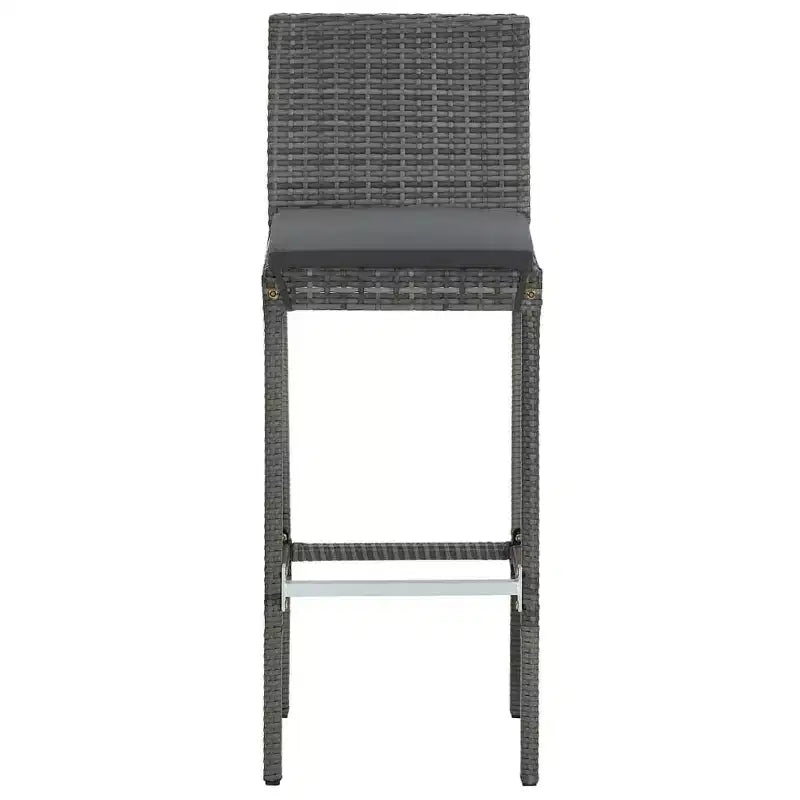 vidaXL Table de Bar de Jardin : Coussins :