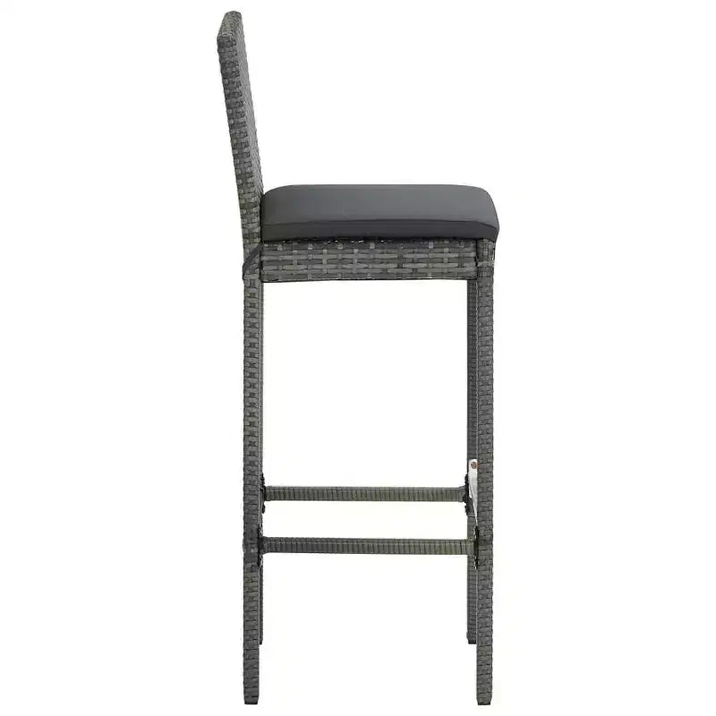vidaXL Table de Bar de Jardin : Coussins :