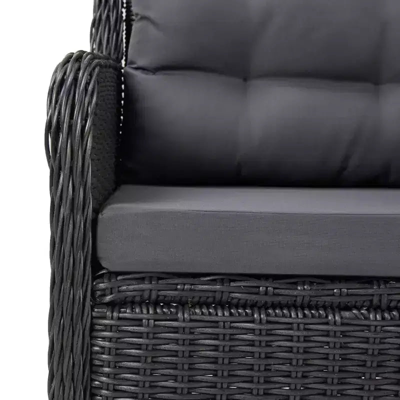 vidaXL Salon de jardin en acier thermolaqué Grande taille Durable