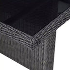 vidaXL Salon de jardin en acier thermolaqué Grande taille Durable
