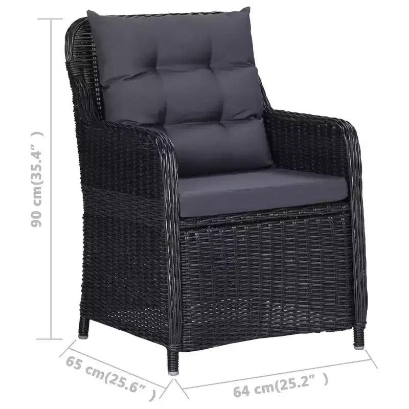 vidaXL Salon de jardin en acier thermolaqué Grande taille Durable