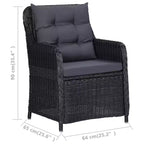 vidaXL Salon de jardin en acier thermolaqué Grande taille Durable