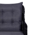vidaXL Salon de jardin en acier thermolaqué Grande taille Durable