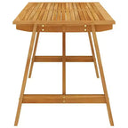vidaXL Salon de jardin marron riche en bois d'acacia massif Moyen
