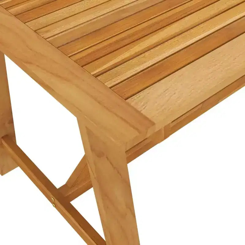 vidaXL Salon de jardin marron riche en bois d'acacia massif Moyen