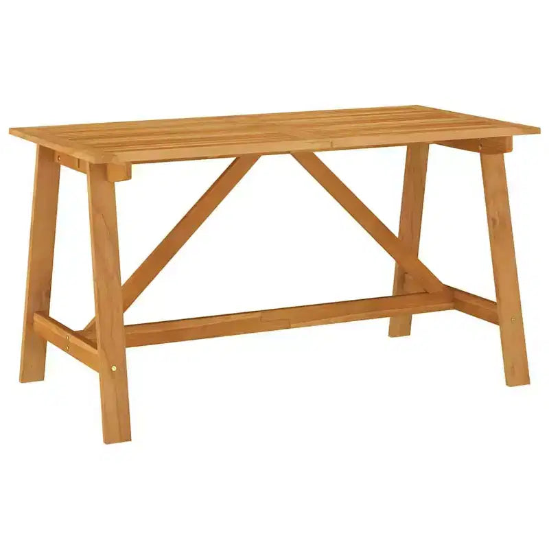 vidaXL Salon de jardin marron riche en bois d'acacia massif Moyen
