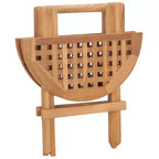 vidaXL Ensemble de salle à manger d'extérieur Teck naturel Bois dur de teck poncé lisse Compact