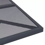 vidaXL Ensemble de jardin 3 pièces en acier empilable