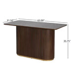 Christopher Knight Home Quini Ensemble de salle à manger moderne 5 pièces en bois avec piédestal et pieds en bois d'hévéa