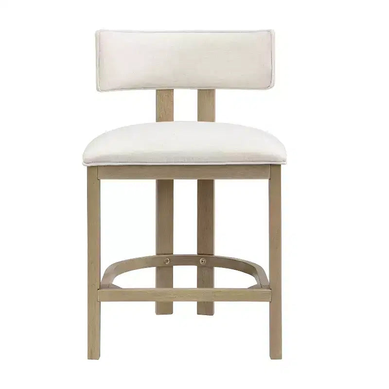 Christopher Knight Home Quini Ensemble de salle à manger moderne 5 pièces en bois avec piédestal et pieds en bois d'hévéa