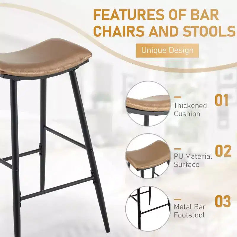 Table de bar moderne hauteur comptoir 120 cm et tabourets avec 2 chaises pour salle à manger de cuisine