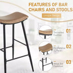 Table de bar moderne hauteur comptoir 120 cm et tabourets avec 2 chaises pour salle à manger de cuisine