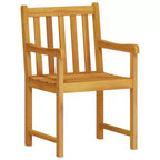vidaXL Ensemble de salle à manger de jardin 5 pcs Bois d'acacia massif marron