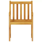vidaXL Ensemble de salle à manger de jardin 5 pcs Bois d'acacia massif marron