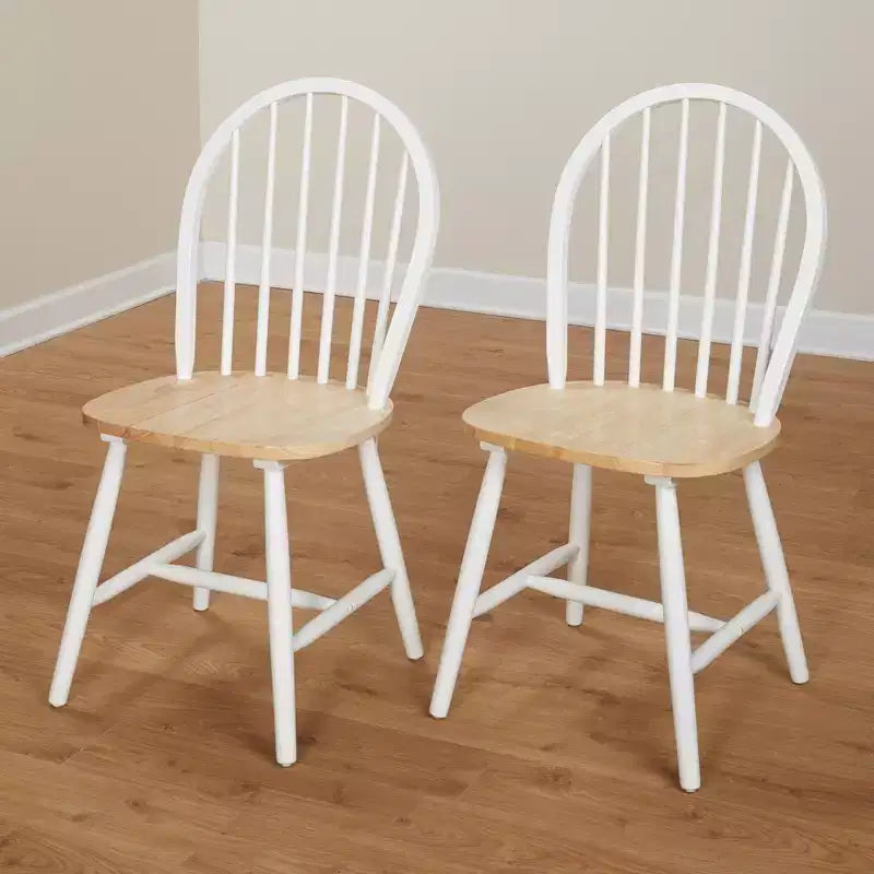 Ensemble de salle à manger 3 pièces Buylateral Chester avec plateau en carrelage blanc/naturel