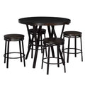 Powell 5pc Galway Round Dining Set Charcoal