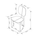 Ensemble de salle à manger 5 pièces moderne du milieu du siècle Gales Manhattan Comfort