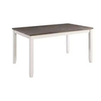6pc Kona Brown Dining Set Brown - Picket House Furnishings: Upholstered Chairs, Wood Bench, Rectangle Table