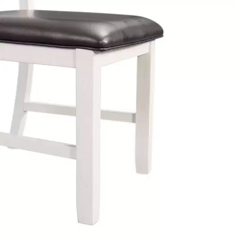 Ensemble de salle à manger 6 pièces marron Kona - Picket House Furnishings : Chaises rembourrées, Banc en bois, Table rectangulaire