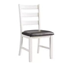 Ensemble de salle à manger 6 pièces marron Kona - Picket House Furnishings : Chaises rembourrées, Banc en bois, Table rectangulaire