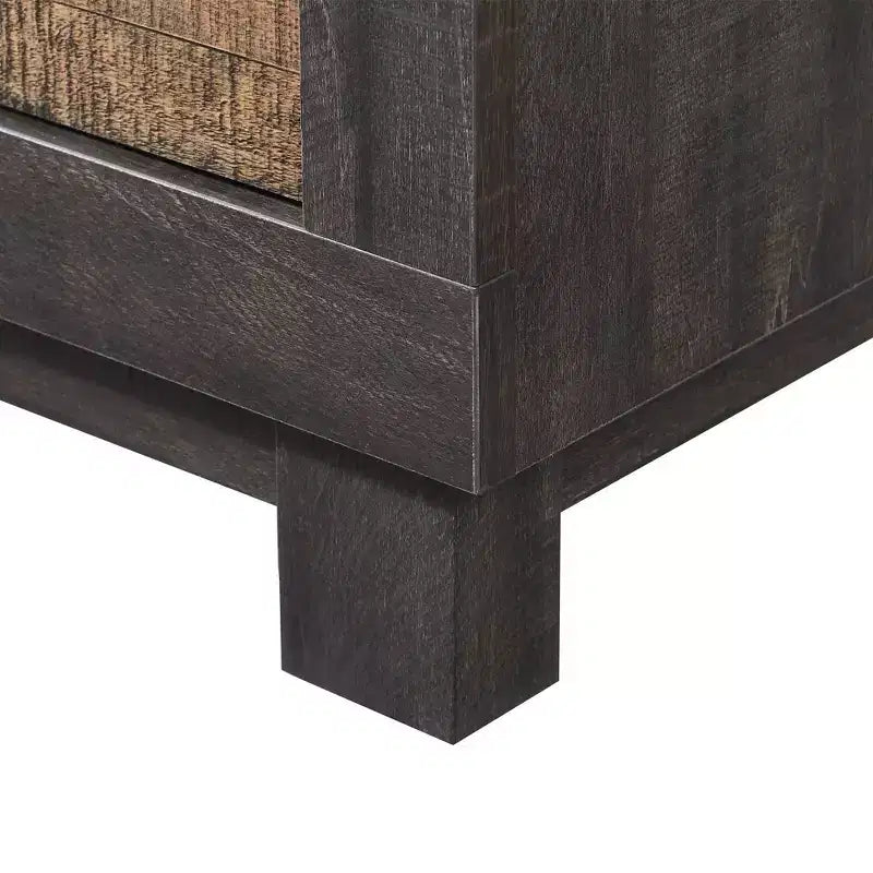 Chambre à coucher Queen Harrison Noyer - Picket House Furnishings : Inclut Table de nuit & Commode