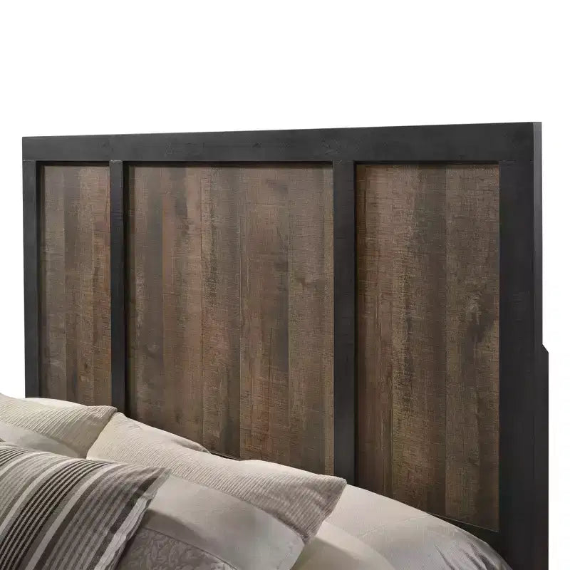 Chambre à coucher Queen Harrison Noyer - Picket House Furnishings : Inclut Table de nuit & Commode