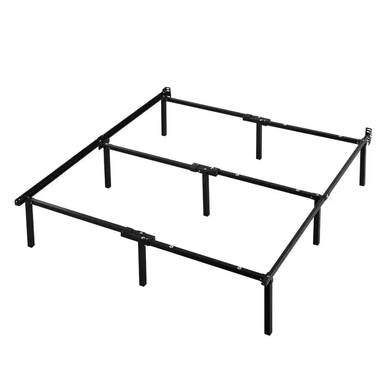 Queen 12" Compack Metal Bed Frame Black - Zinus