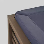 Canapé modulaire 2 places en bois d'acacia Oana - Christopher Knight Home