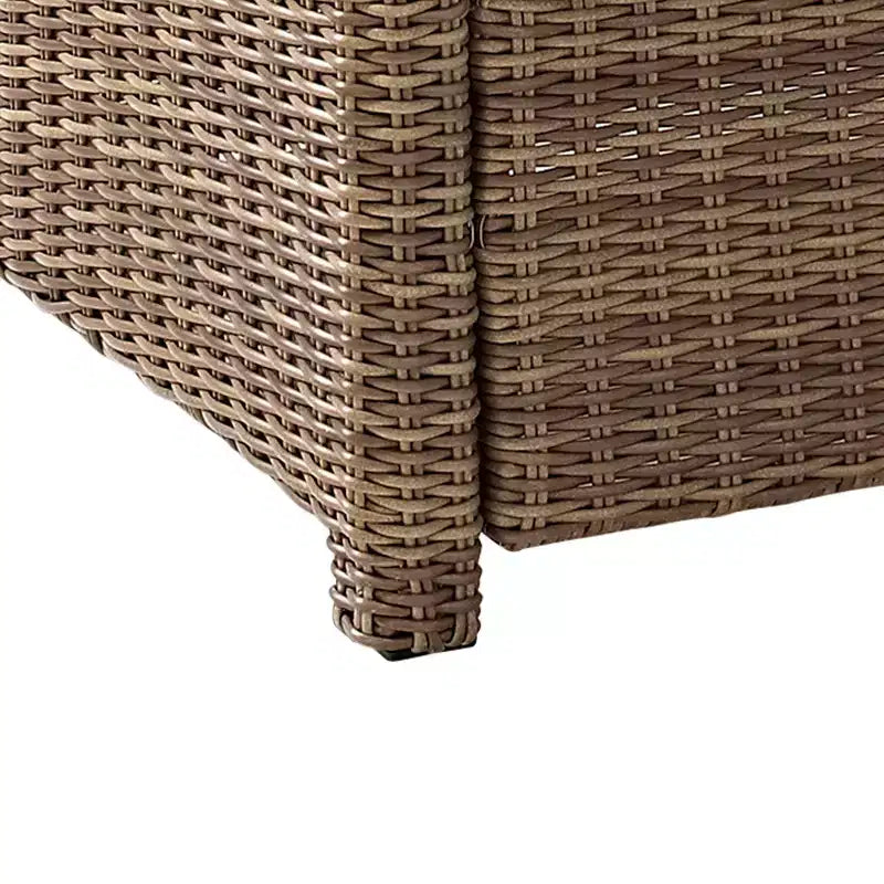 Ensemble de sofa 5 pièces en osier d'extérieur Bradenton - Crosley