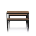 Ensemble table à manger Killucan 3 pièces avec 2 bancs - miBasics