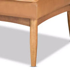 Lot de 2 banquettes d'angle Riordan Wood de Baxton Studio