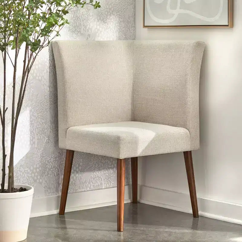 Chaise d'angle rembourrée Mid-century modern