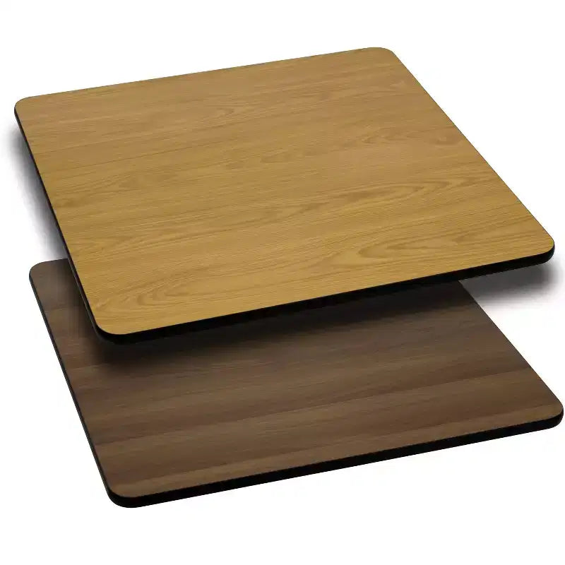 Flash Furniture 2 Pack 36'' Square Table Top with Reversible Laminate Top