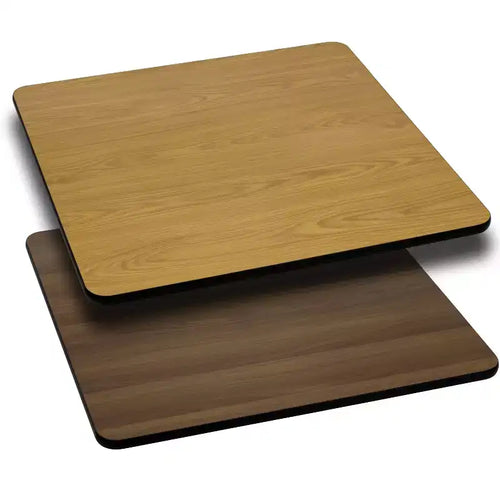 Flash Furniture 2 Pack 36'' Square Table Top with Reversible Laminate Top