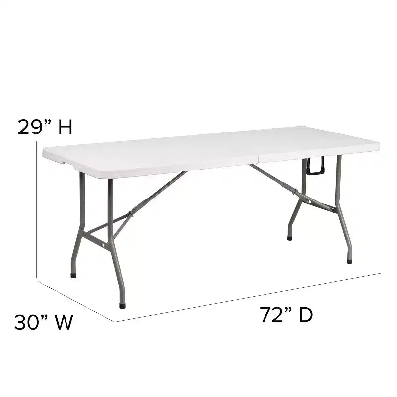 Ensemble de tentes de fête/de hayon Emma et Oliver pour événements extérieurs avec auvent pop-up et étui à roulettes et table pliante avec poignée de transport
