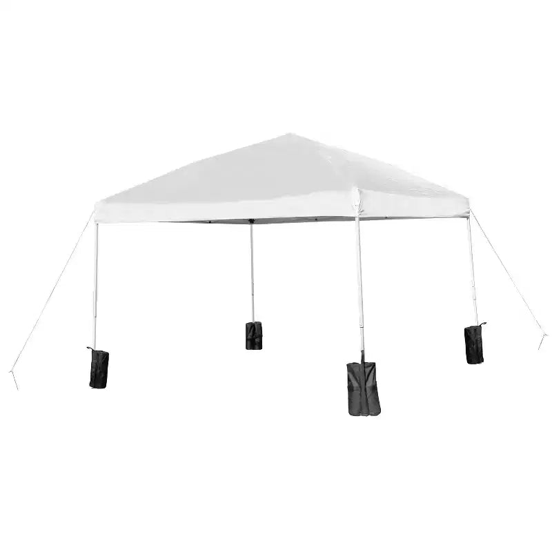 Ensemble de tentes de fête/de hayon Emma et Oliver pour événements extérieurs avec auvent pop-up et étui à roulettes et table pliante avec poignée de transport
