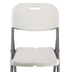 Lot de 4 chaises pliantes empilables Elama pour l'intérieur et l'extérieur