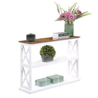 Table console Coventry avec étagères