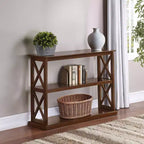 Table console Coventry avec étagères