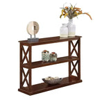 Table console Coventry avec étagères