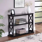 Table console Coventry avec étagères